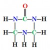 Figure 1. The chemical structure of triazone, C3H7ON3.