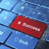 key to success (on computer keyboard)