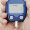 Figure 1.  A blood glucose meter (or glucometer) uses a tiny drop of blood to test your blood glucose level.