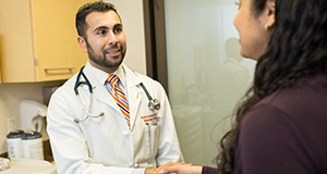 Images of Rahim Remtulla working at the Hillman Cancer Center in Pittsburgh for the CALS lookbook project.