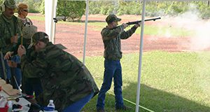 UF/IFAS Extension 4-H archery and flintlock shooting tournament. April 2005 at 4-H Camp Ocala.