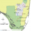 Figure 1. Trends in alligator abundance from 2003–2012 on state lands (gray areas) and 2003–2013 on federal lands (green areas). ENP = Everglades National Park, NWR = National Wildlife Refuge, WCA = Water Conservation Area.