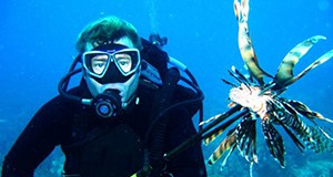 Figure 1. Eating large, predatory fish harvested from warmer, tropical waters puts consumers at risk for ciguatoxic fish poisoning, and food safety officials in the United States and Caribbean caution against it. The voracious appetite and diverse eating habits of the lionfish suggest it is also a top-order predator species prone to accumulation of ciguatoxins. Credit: Florida Fish and Wildlife Conservation Commission