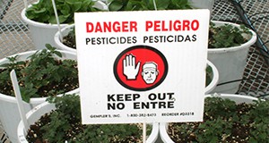 Pesticide testing.